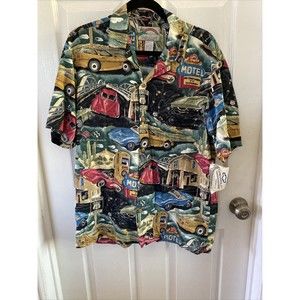 Vintage Paradise Found Dead Stock Mens Magnum PI Hawaiian Shirt Made In USA Sz M
